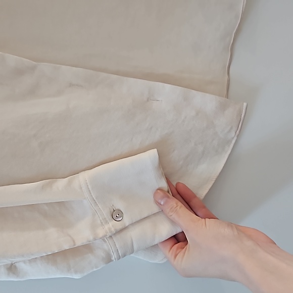 Mango White Silky Blouse - Picture 2 of 5